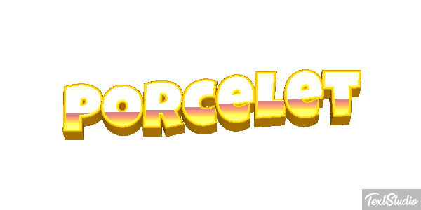 Porcelet Effet de texte
