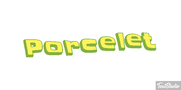 Porcelet Effet de texte