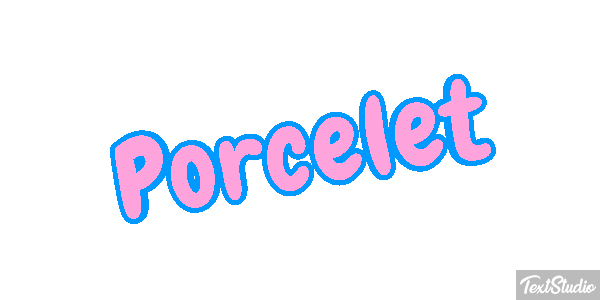 Porcelet Effet de texte