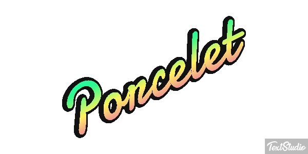 Porcelet Effet de texte