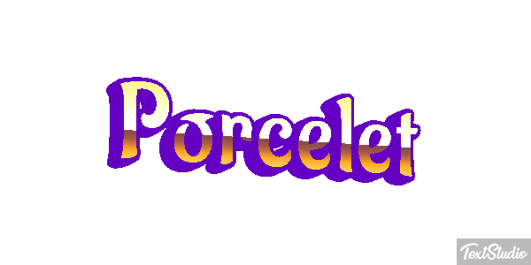 Porcelet Effet de texte