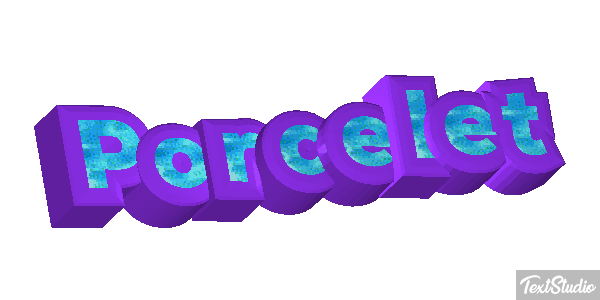 Porcelet Effet de texte