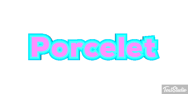 Porcelet Effet de texte