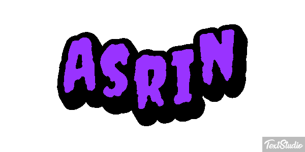 Asrin Text effect