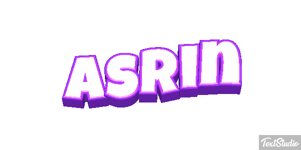 Asrin Text effect