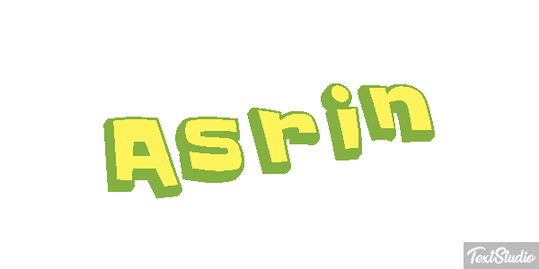 Asrin Text effect