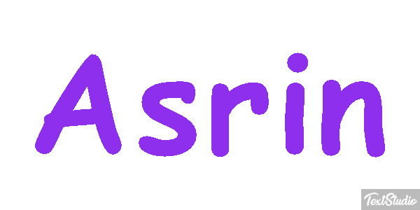 Asrin Text effect