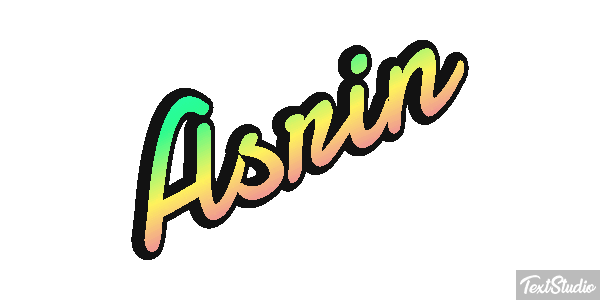 Asrin Text effect