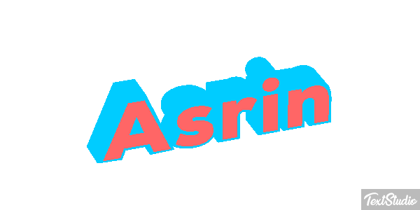 Asrin Text effect