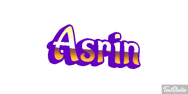 Asrin Text effect