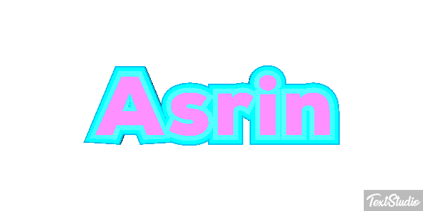 Asrin Text effect