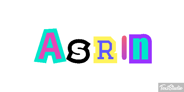 Asrin Text effect
