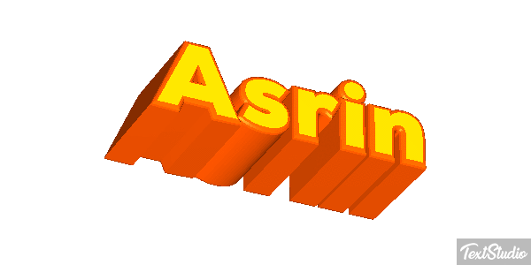 Asrin Text effect