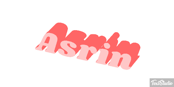 Asrin Text effect
