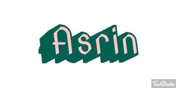Asrin Text effect
