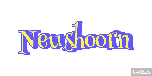 Neushoorn Tekst effect