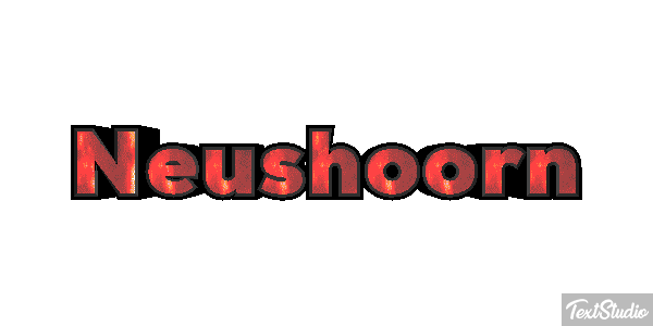 Neushoorn Tekst effect
