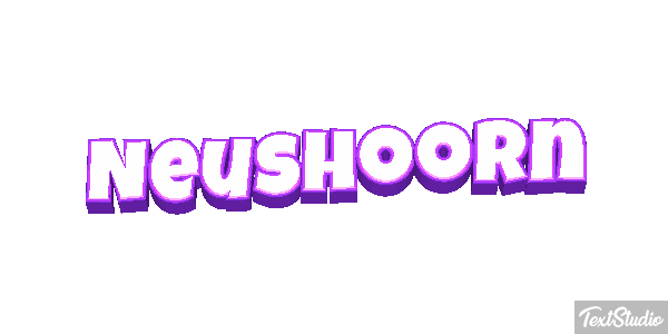 Neushoorn Tekst effect