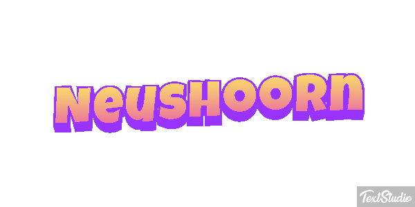 Neushoorn Tekst effect