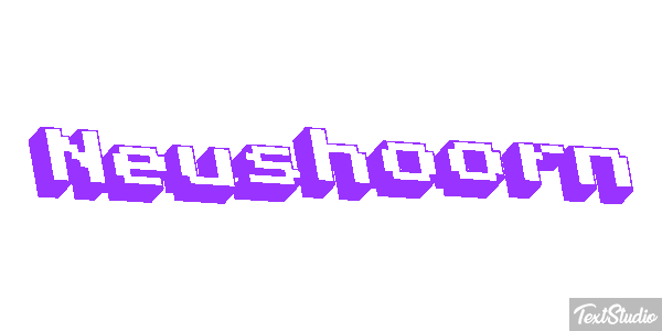 Neushoorn Tekst effect