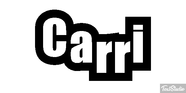 Carri Tekst effect