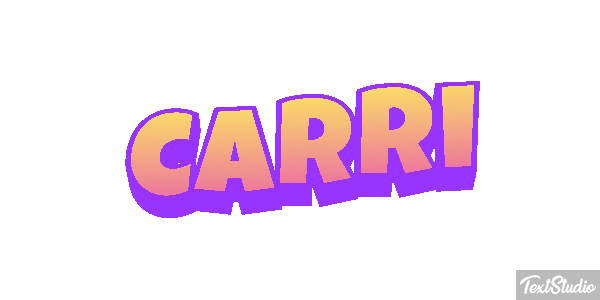 Carri Tekst effect