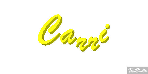 Carri Tekst effect