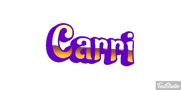 Carri Tekst effect