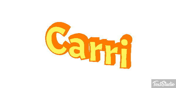 Carri Tekst effect