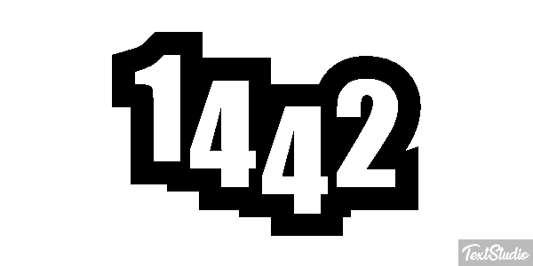 1442 テキスト効果