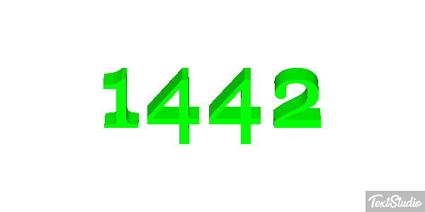 1442 テキスト効果