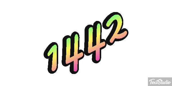 1442 テキスト効果