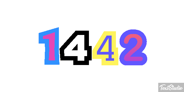1442 テキスト効果