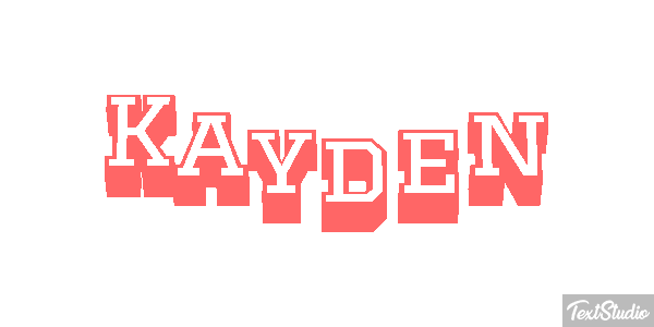 Kayden Text effect