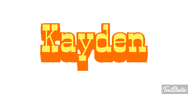 Kayden Text effect