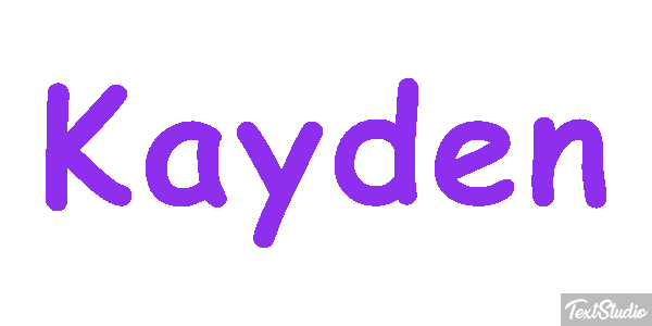 Kayden Text effect