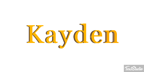 Kayden Text effect