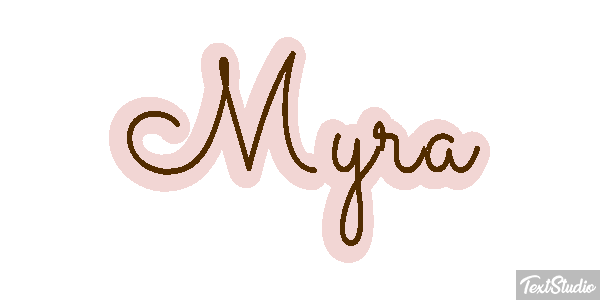 Myra Text effect