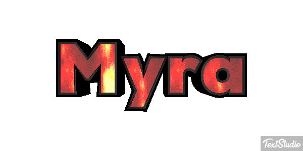 Myra Text effect