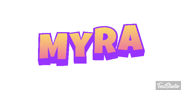 Myra Text effect