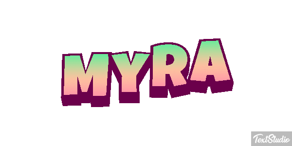 Myra Text effect