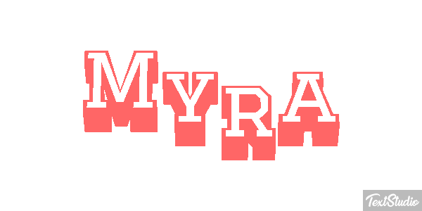 Myra Text effect