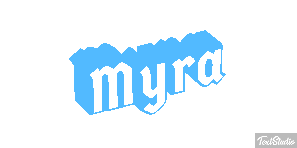 Myra Text effect