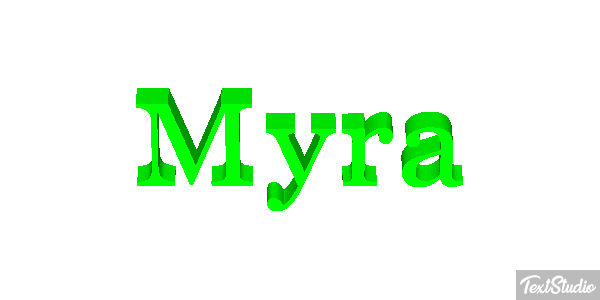 Myra Text effect