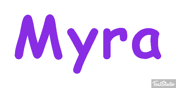 Myra Text effect