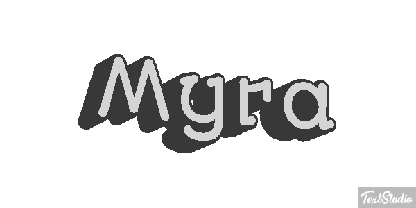 Myra Text effect