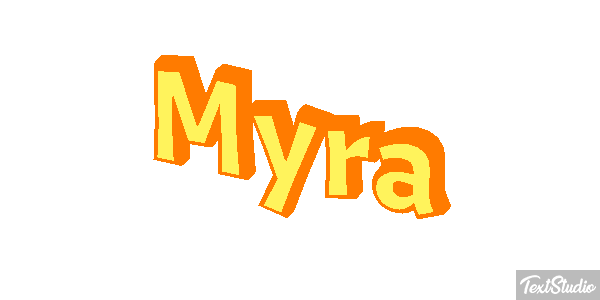Myra Text effect