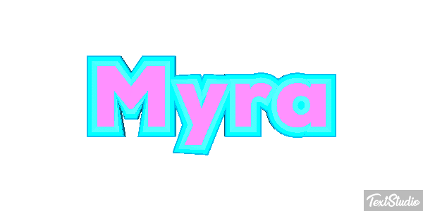 Myra Text effect