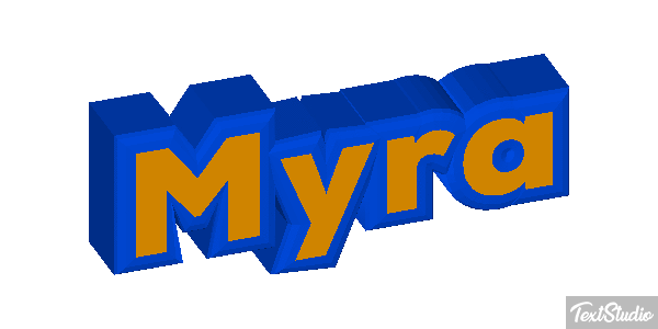 Myra Text effect