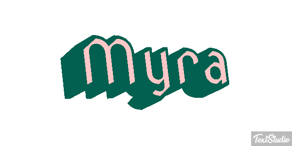 Myra Text effect